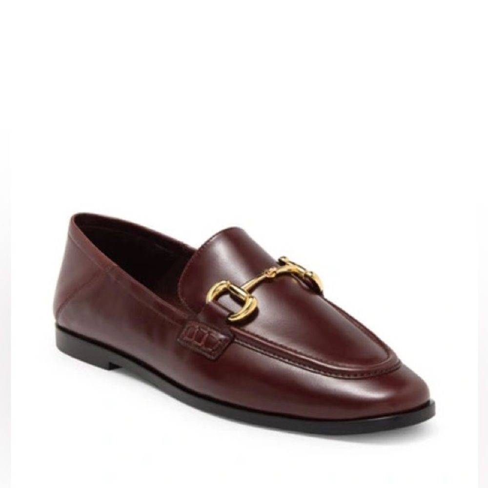 Jeffrey Campbell Addie Bit Loafers in Brown with Gold Hardware - Picture 2 of 6